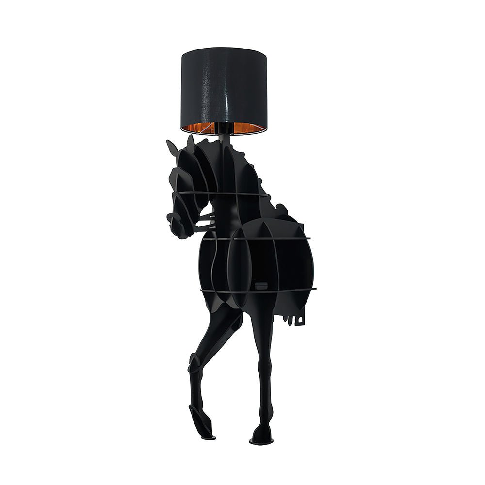 Tete Horse Floor Lamp - Black LED Indoor Decorative Light