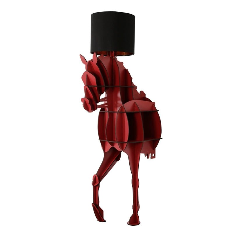 Tete Horse Floor Lamp - Black LED Indoor Decorative Light