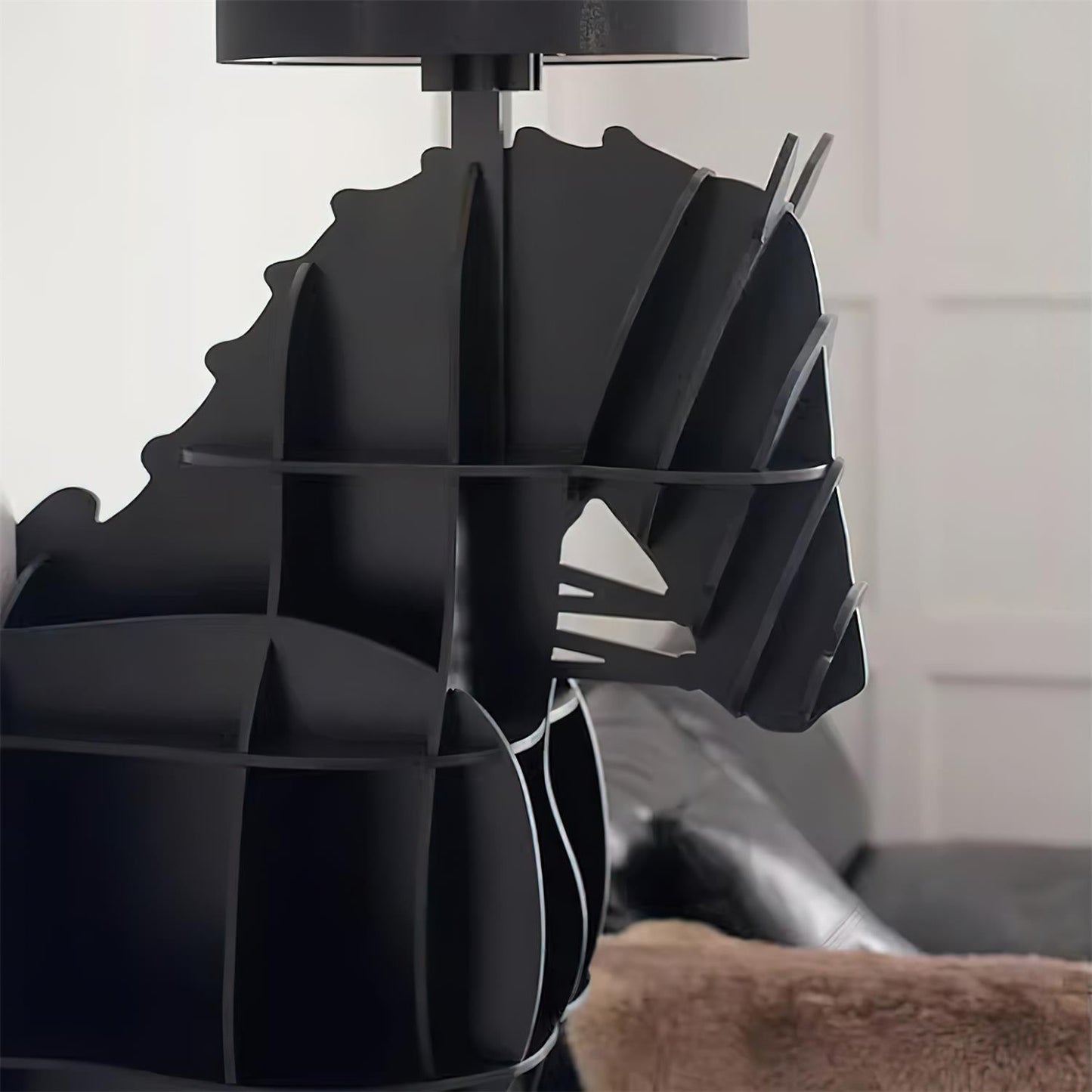 Tete Horse Floor Lamp - Black LED Indoor Decorative Light