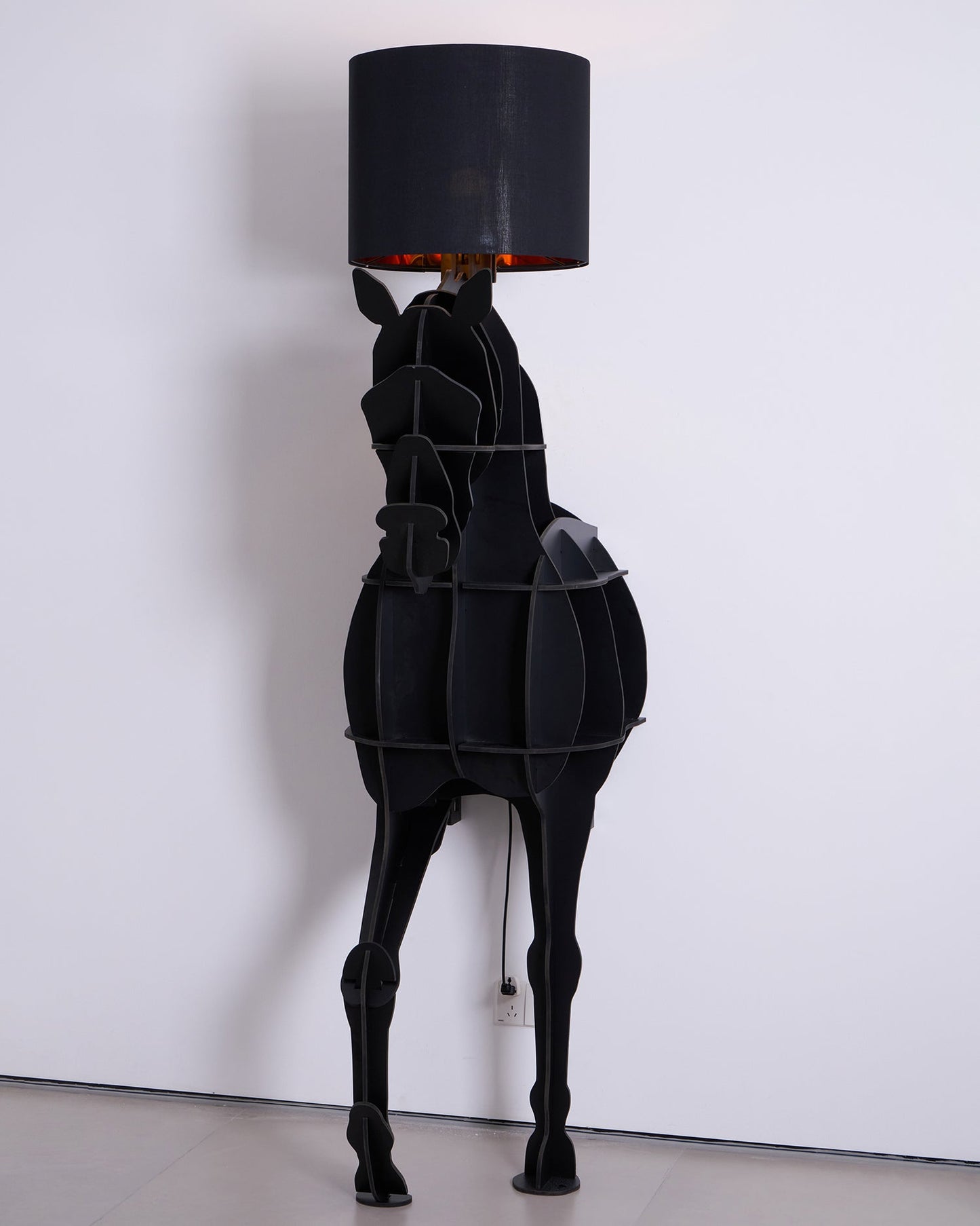 Tete Horse Floor Lamp - Black LED Indoor Decorative Light