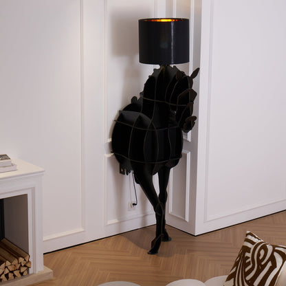 Tete Horse Floor Lamp - Black LED Indoor Decorative Light