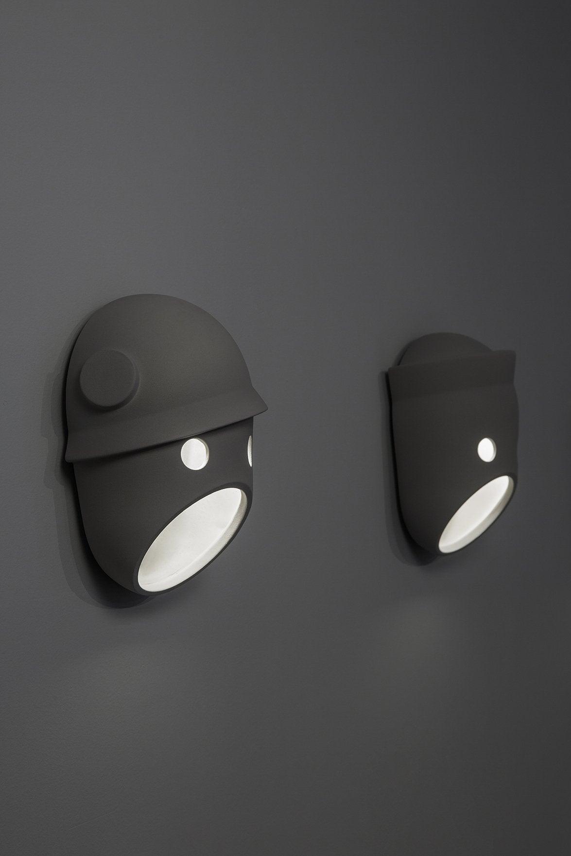 Mask Wall Light - LED Indoor Decorative Light Fixture Set of 2