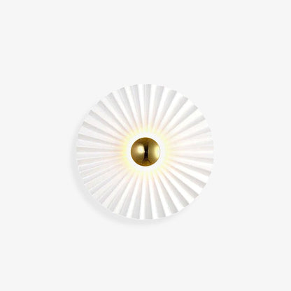Tinsley Flush Wall Lamp - Elegant LED Design, White & Gold