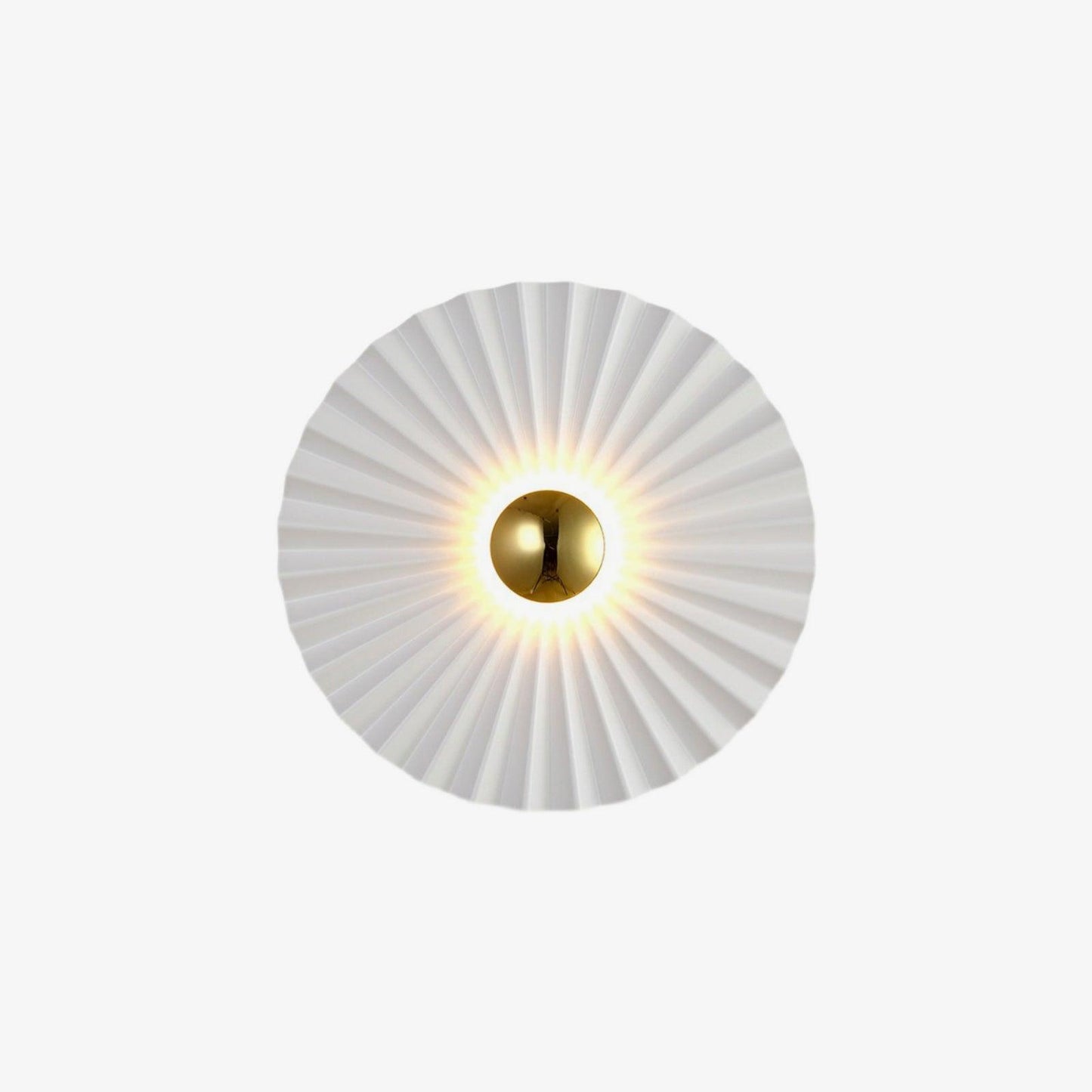 Tinsley Flush Wall Lamp - Elegant LED Design, White & Gold