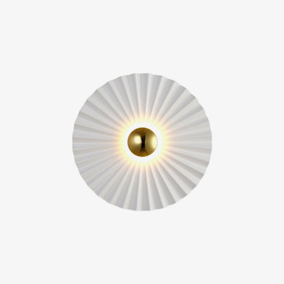 Tinsley Flush Wall Lamp - Elegant LED Design, White & Gold