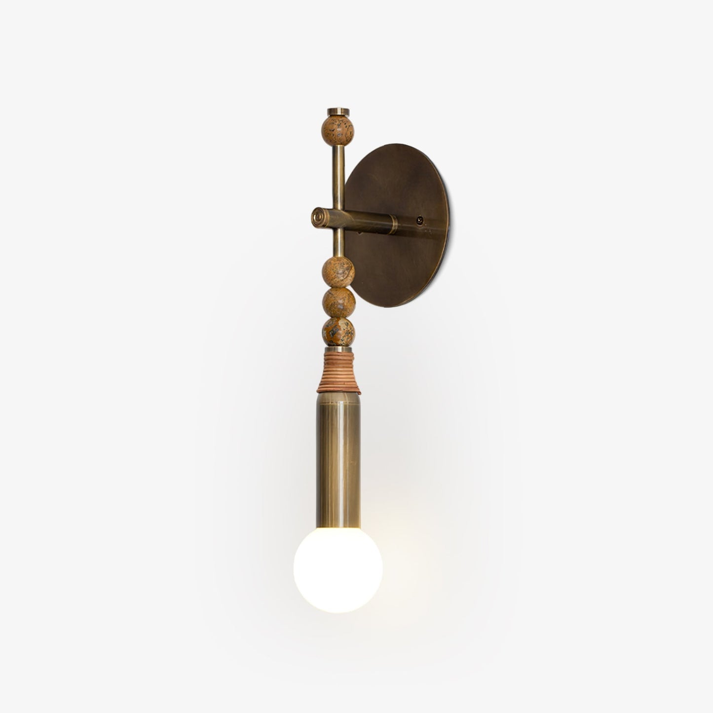Toam Wall Lamp - Elegant Brass and Marble Indoor Sconce