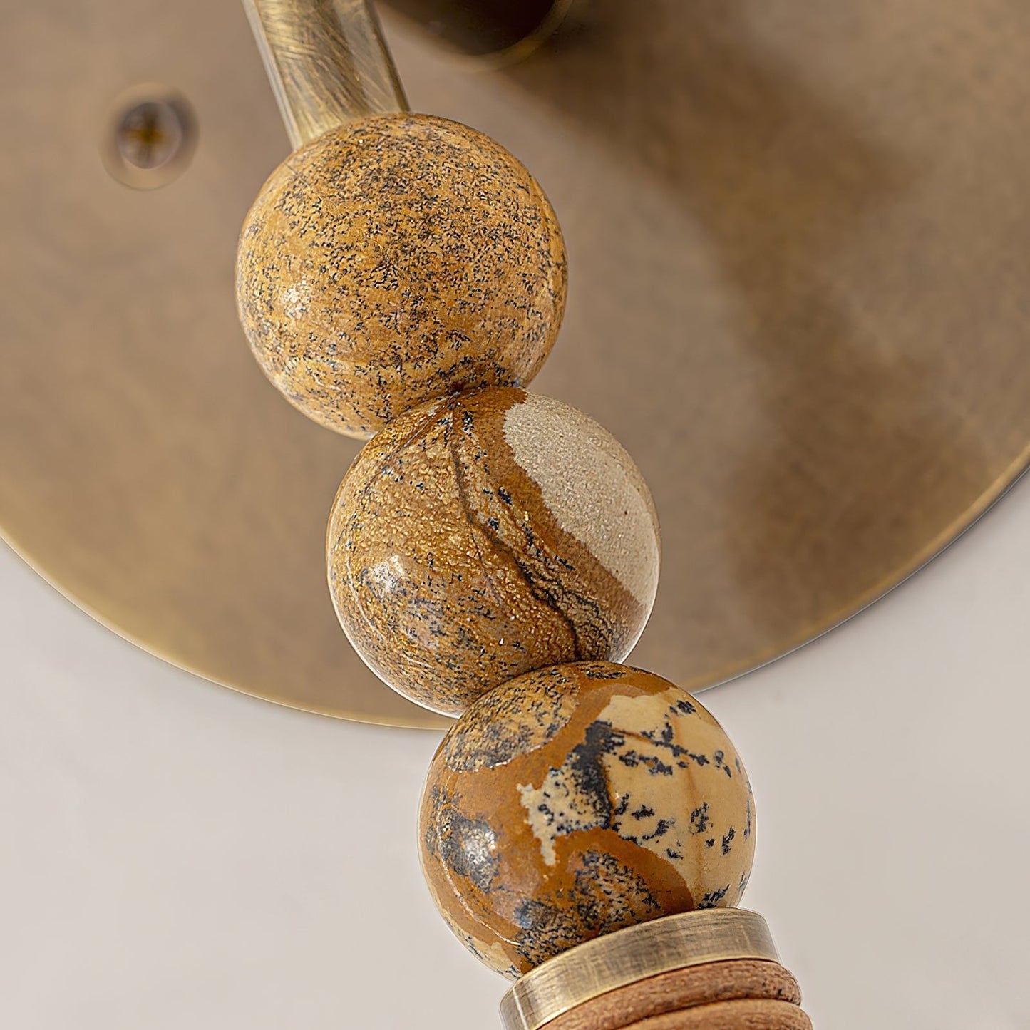 Toam Wall Lamp - Elegant Brass and Marble Indoor Sconce