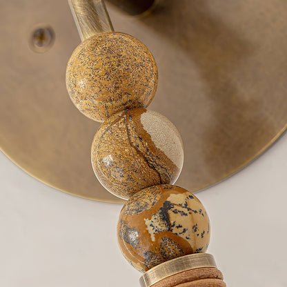 Toam Wall Lamp - Elegant Brass and Marble Indoor Sconce