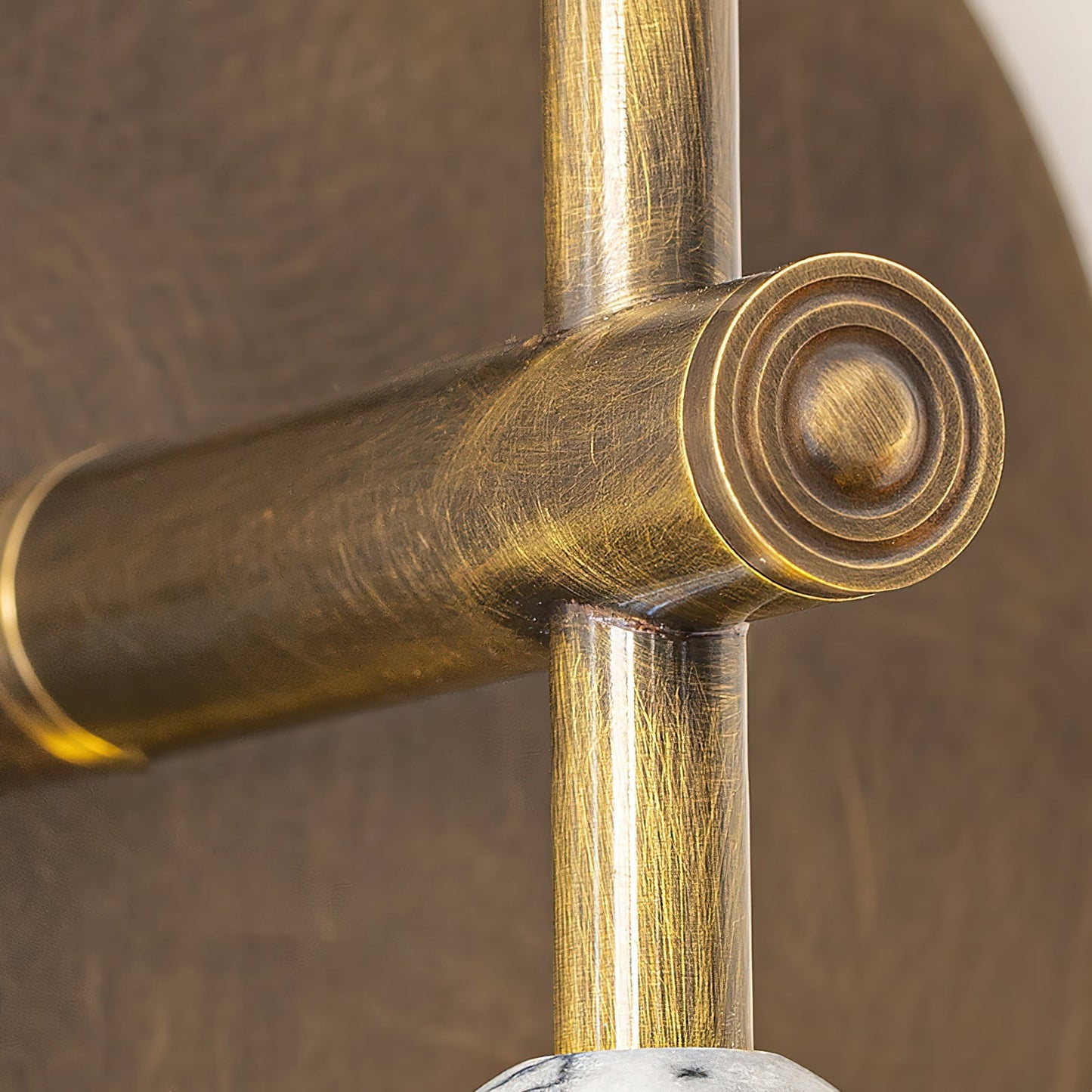 Toam Wall Lamp - Elegant Brass and Marble Indoor Sconce