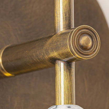 Toam Wall Lamp - Elegant Brass and Marble Indoor Sconce