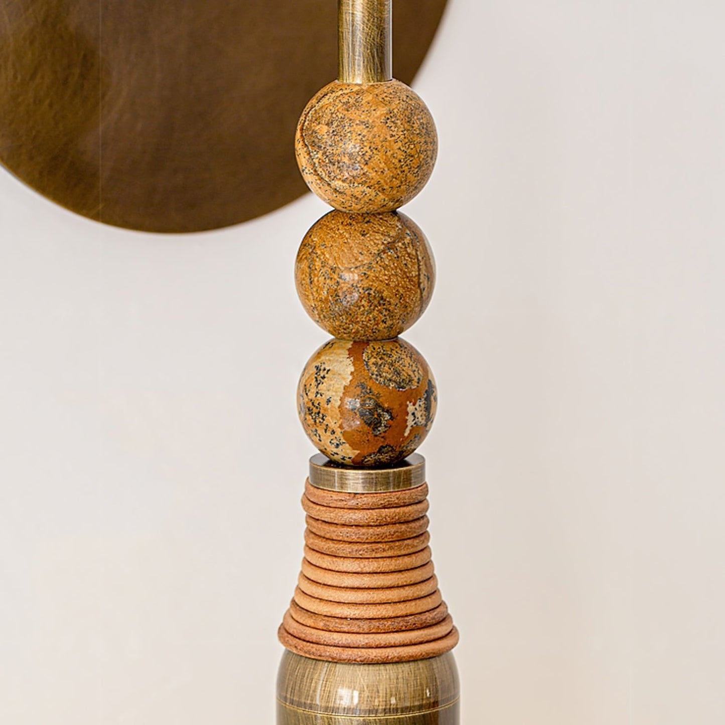 Toam Wall Lamp - Elegant Brass and Marble Indoor Sconce