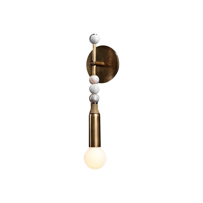 Toam Wall Lamp - Elegant Brass and Marble Indoor Sconce