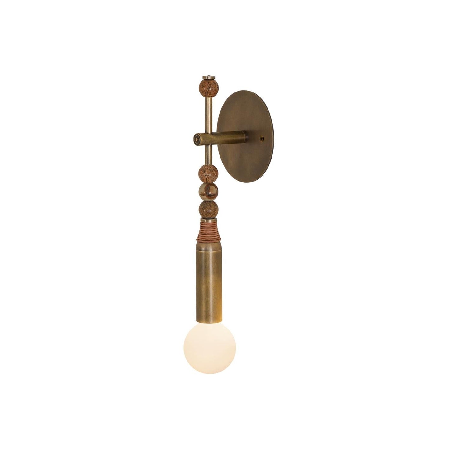 Toam Wall Lamp - Elegant Brass and Marble Indoor Sconce