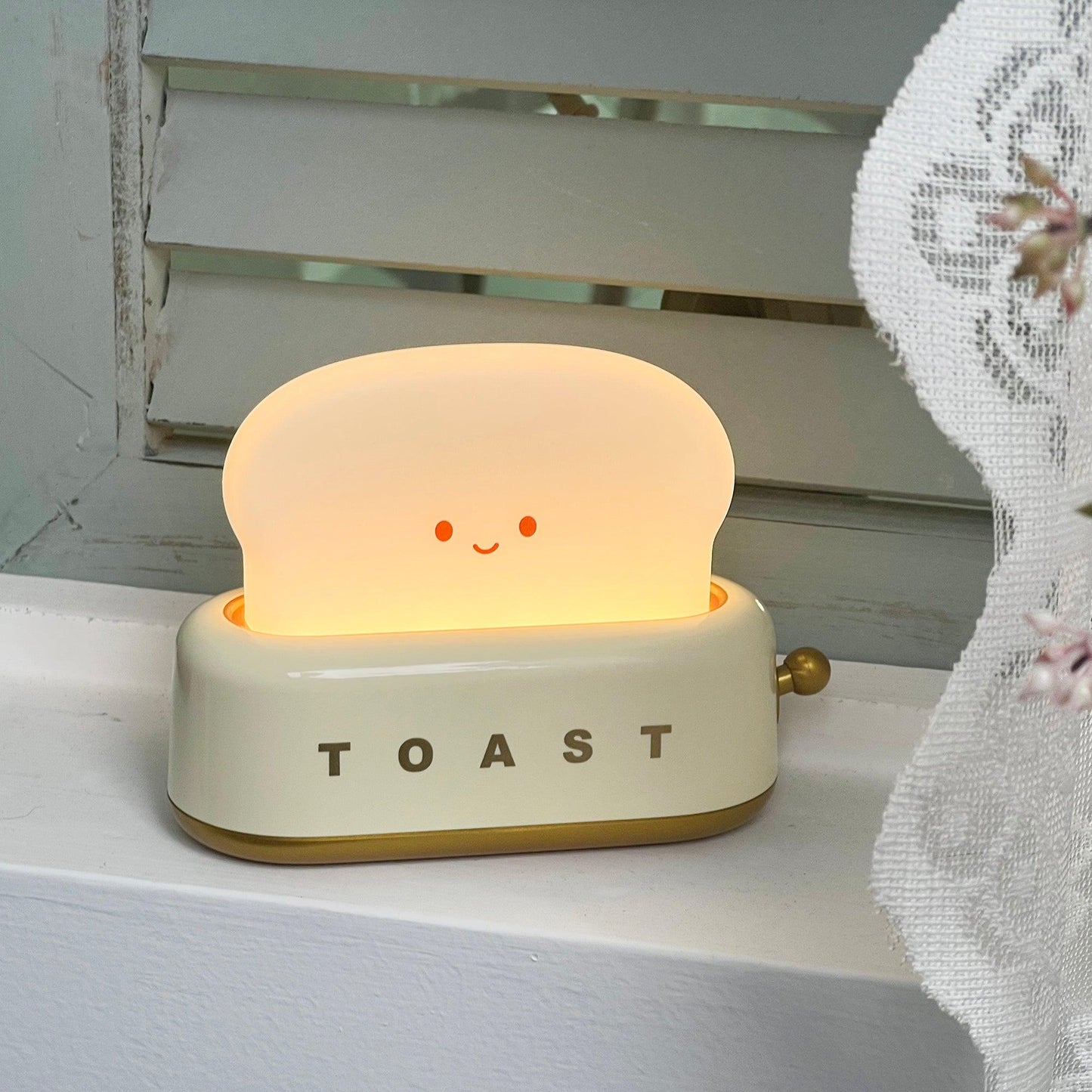 ToastyGlow Table Lamp – Adorable Rechargeable Night Light