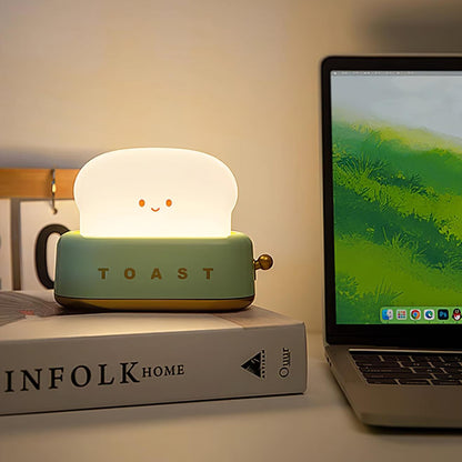 ToastyGlow Table Lamp – Adorable Rechargeable Night Light