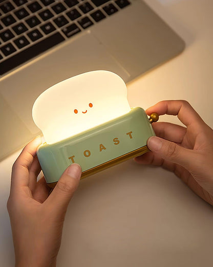 ToastyGlow Table Lamp – Adorable Rechargeable Night Light