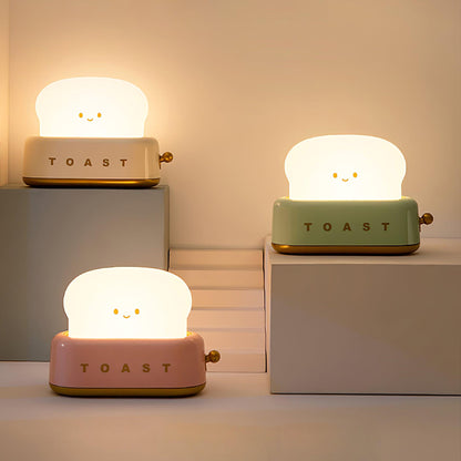 ToastyGlow Table Lamp – Adorable Rechargeable Night Light