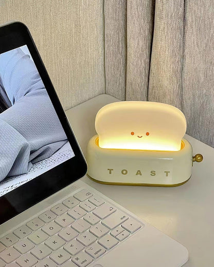 ToastyGlow Table Lamp – Adorable Rechargeable Night Light