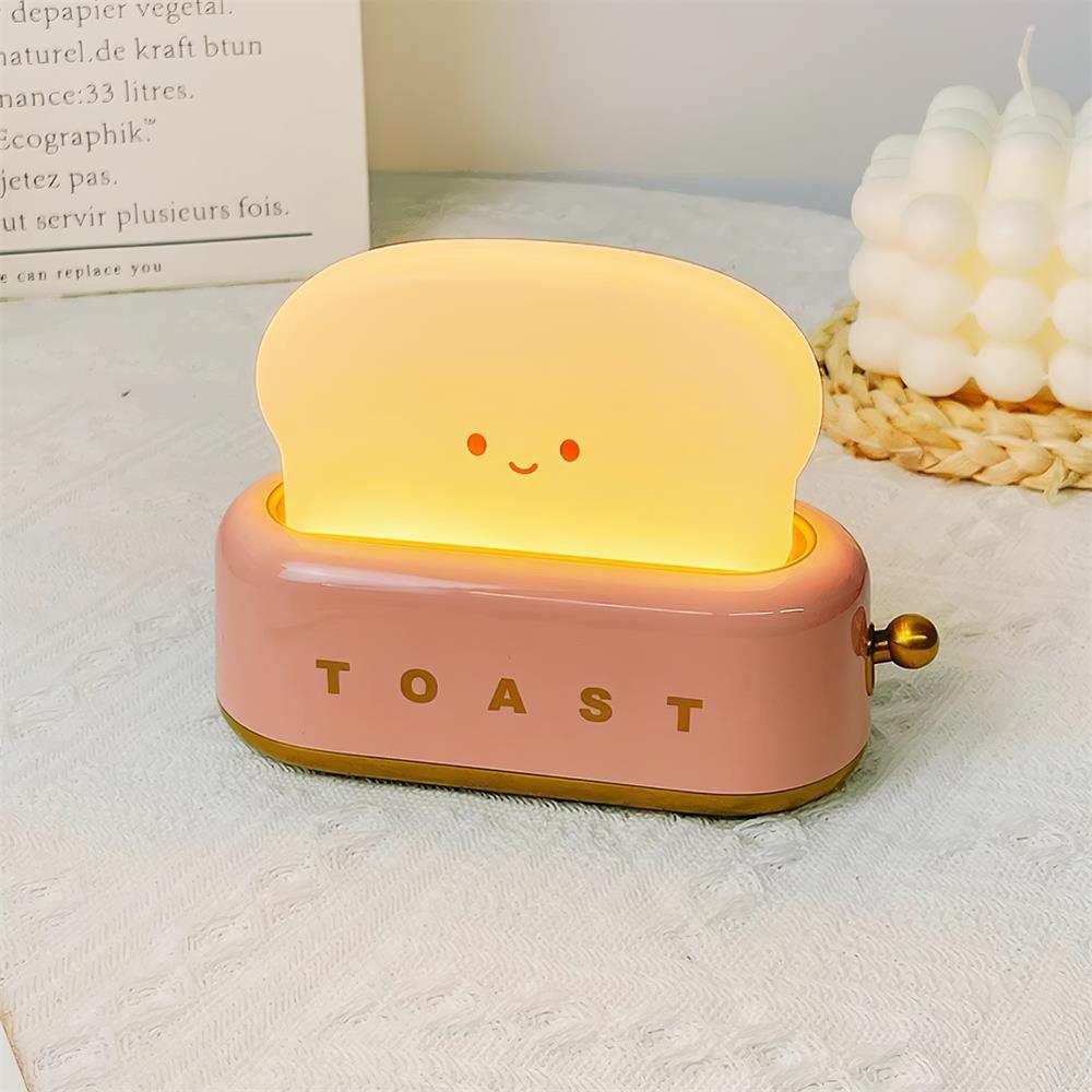 ToastyGlow Table Lamp – Adorable Rechargeable Night Light