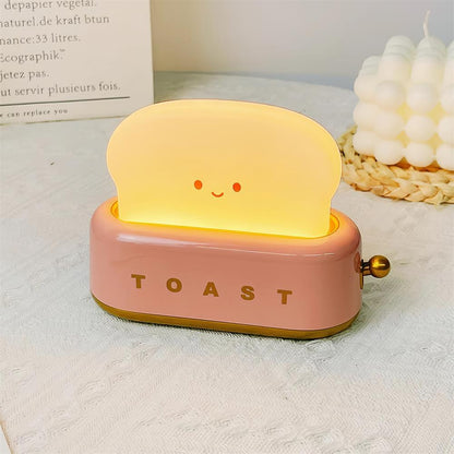 ToastyGlow Table Lamp – Adorable Rechargeable Night Light