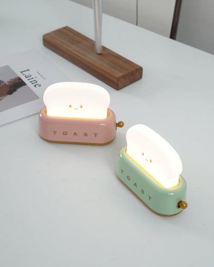 ToastyGlow Table Lamp – Adorable Rechargeable Night Light