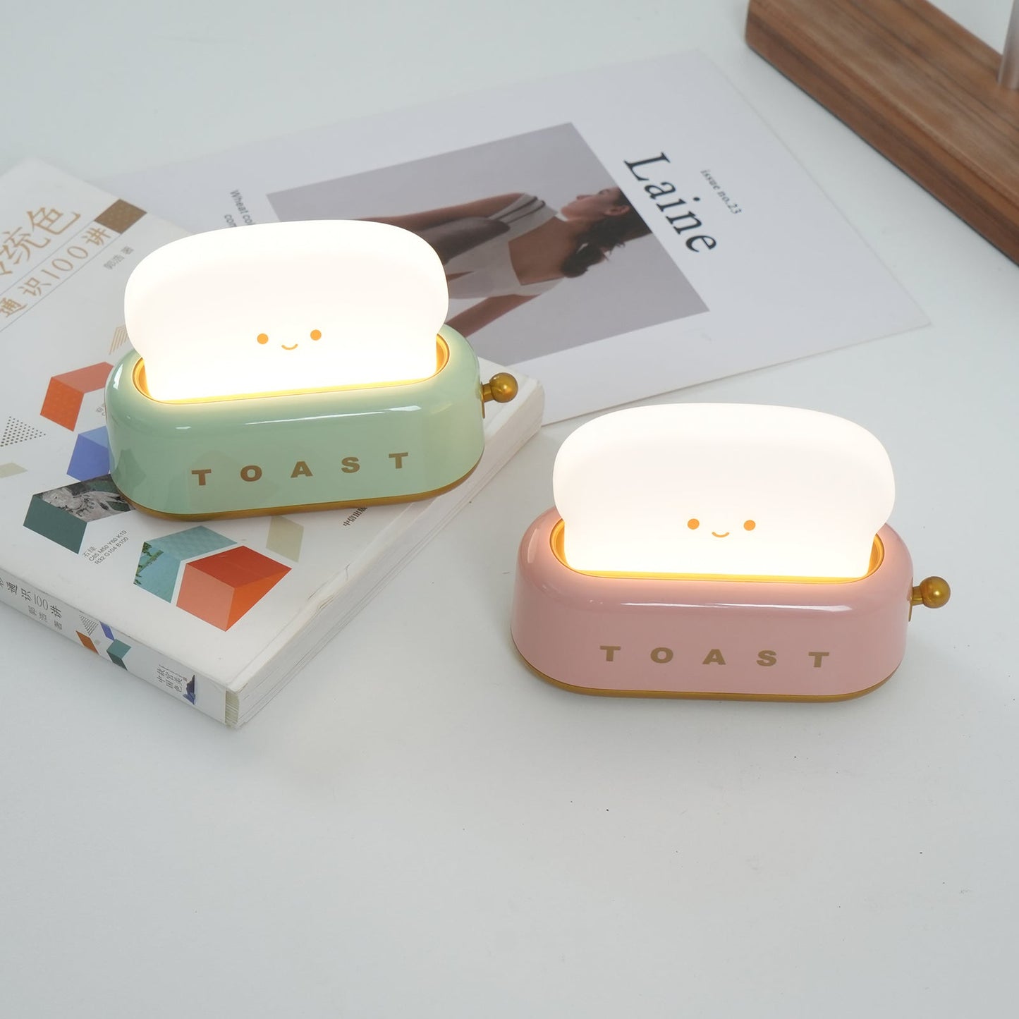 ToastyGlow Table Lamp – Adorable Rechargeable Night Light