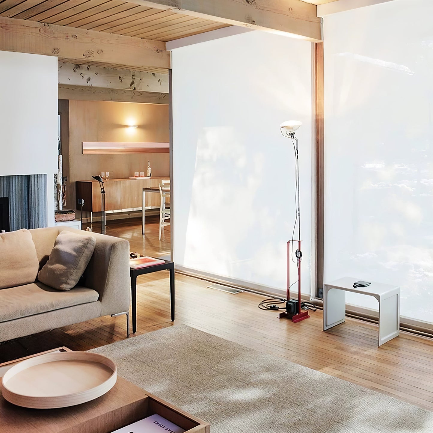 Toio Floor Lamp with Adjustable Height and Dimmable LED