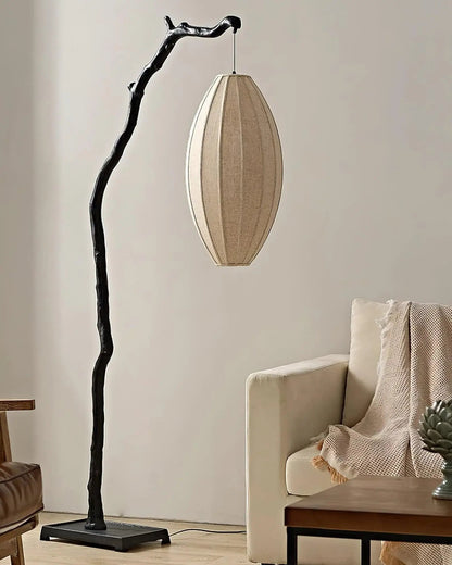 Tree Lantern Sculpture Floor Lamp - LED Indoor Lighting