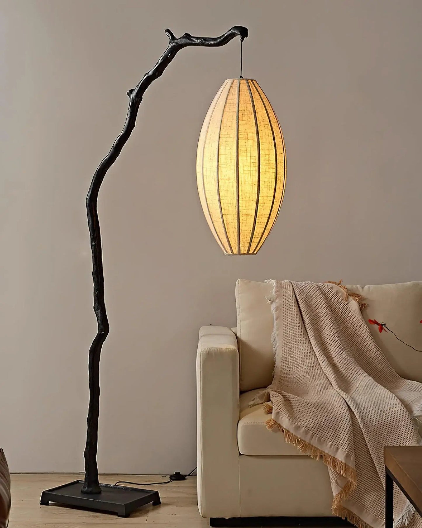 Tree Lantern Sculpture Floor Lamp - LED Indoor Lighting