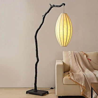Tree Lantern Sculpture Floor Lamp - LED Indoor Lighting
