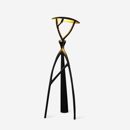 Gothic Tree Sculpture Floor Lamp with Integrated LED Lighting