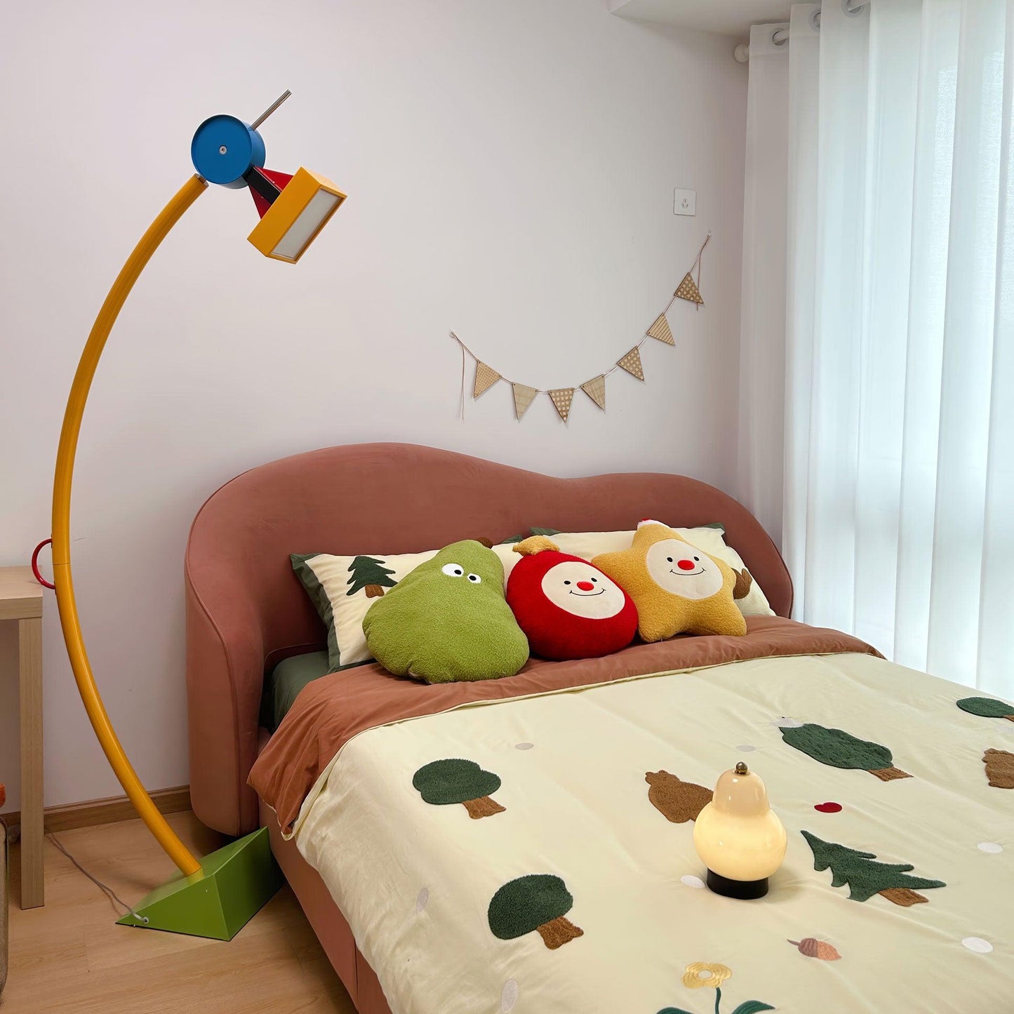 Treetops Floor Lamp with LED Dimmable Feature - Vibrant Design
