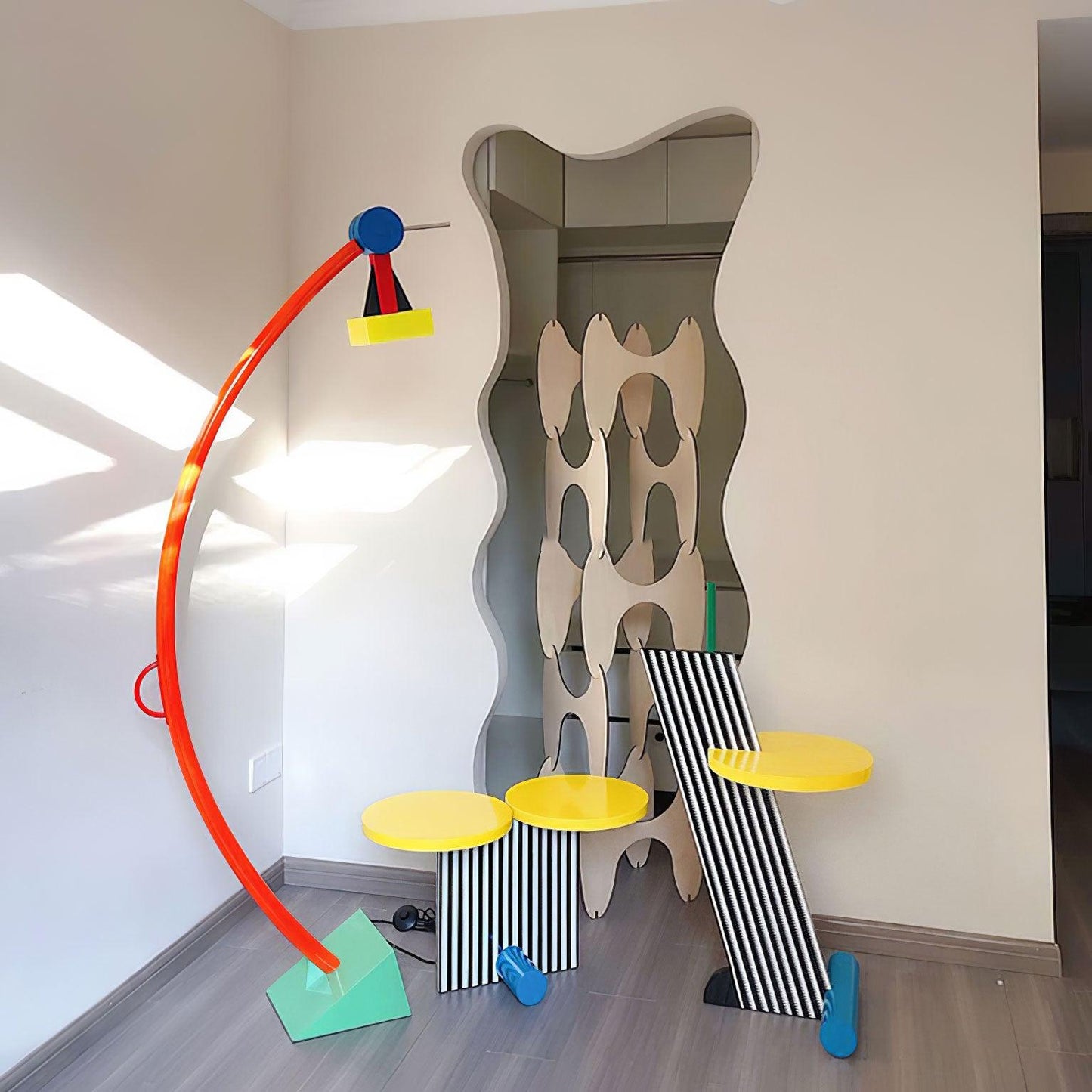 Treetops Floor Lamp with LED Dimmable Feature - Vibrant Design