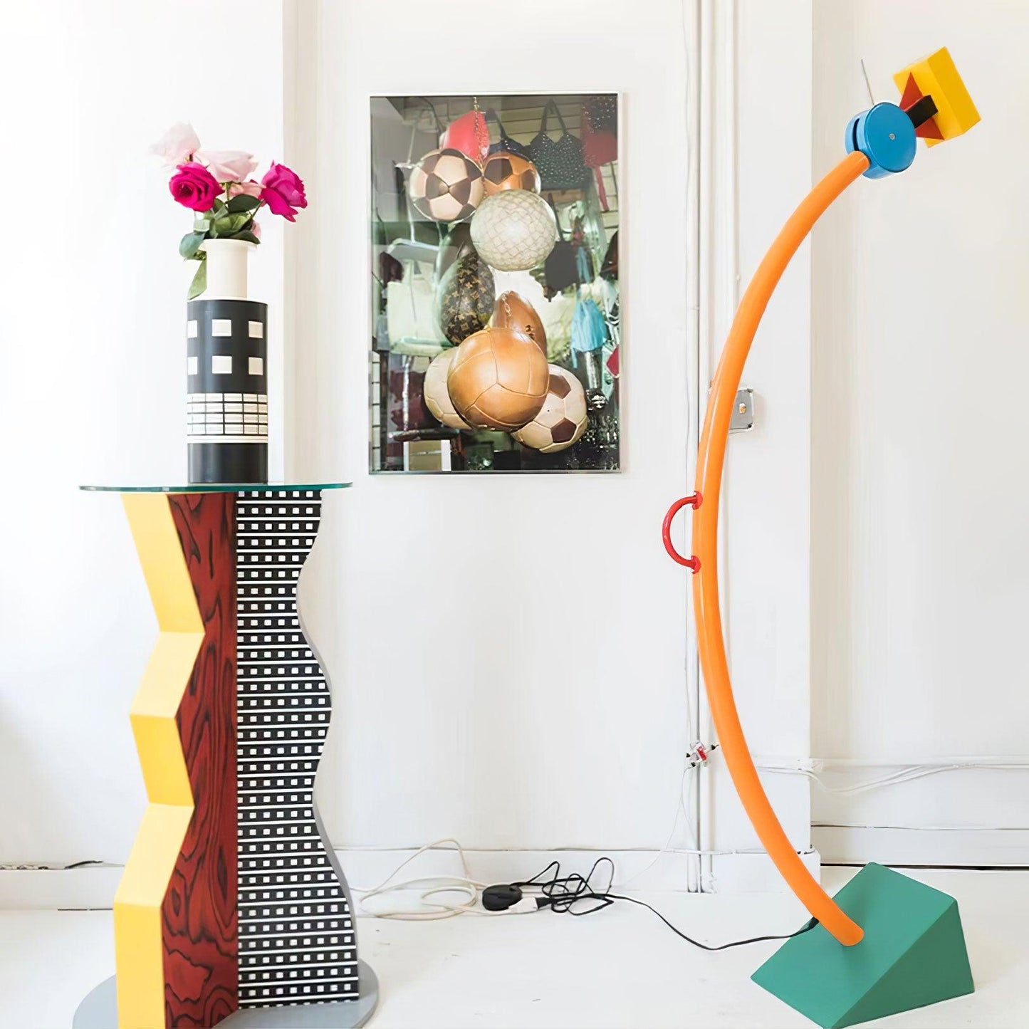 Treetops Floor Lamp with LED Dimmable Feature - Vibrant Design