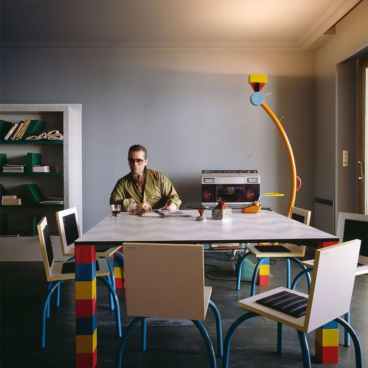 Treetops Floor Lamp with LED Dimmable Feature - Vibrant Design
