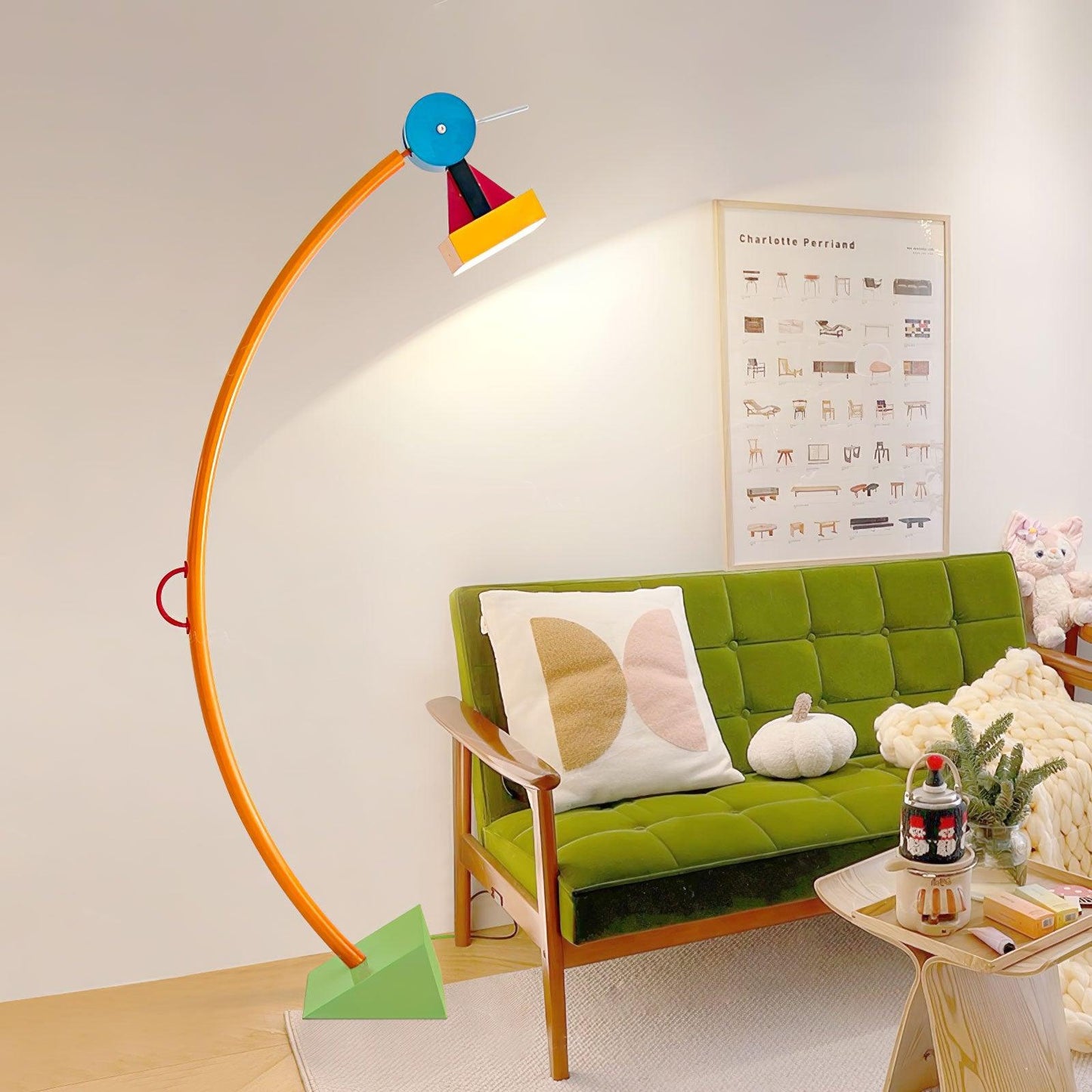 Treetops Floor Lamp with LED Dimmable Feature - Vibrant Design