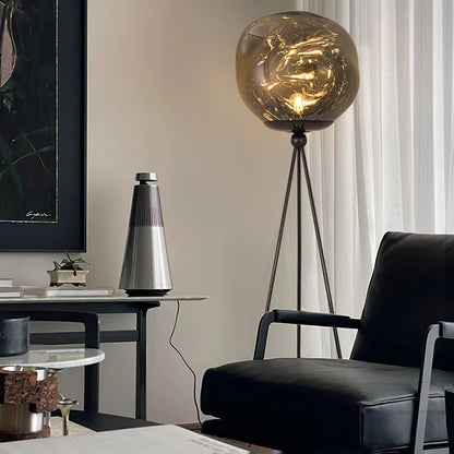 Lava Tripod Rock Floor Lamp - LED Indoor Lighting Decor