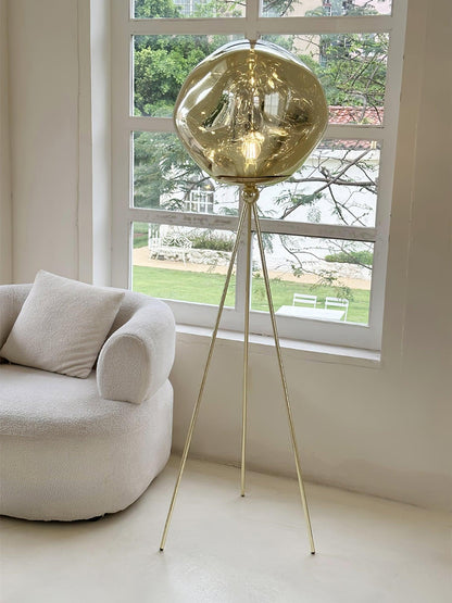 Lava Tripod Rock Floor Lamp - LED Indoor Lighting Decor