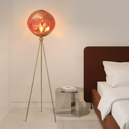 Lava Tripod Rock Floor Lamp - LED Indoor Lighting Decor