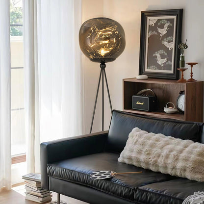 Lava Tripod Rock Floor Lamp - LED Indoor Lighting Decor