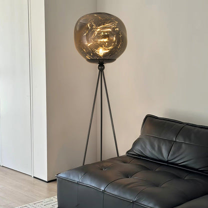 Lava Tripod Rock Floor Lamp - LED Indoor Lighting Decor