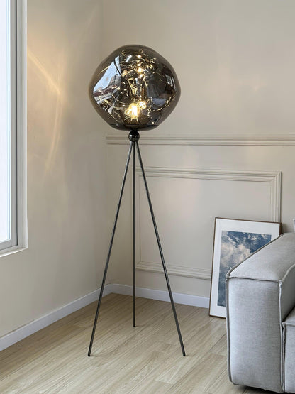 Lava Tripod Rock Floor Lamp - LED Indoor Lighting Decor