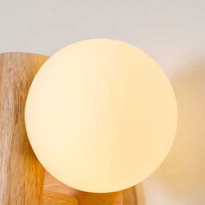 Tupelo Double Sconce Wall Light - Wooden LED Design