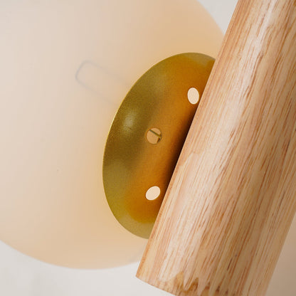 Tupelo Double Sconce Wall Light - Wooden LED Design
