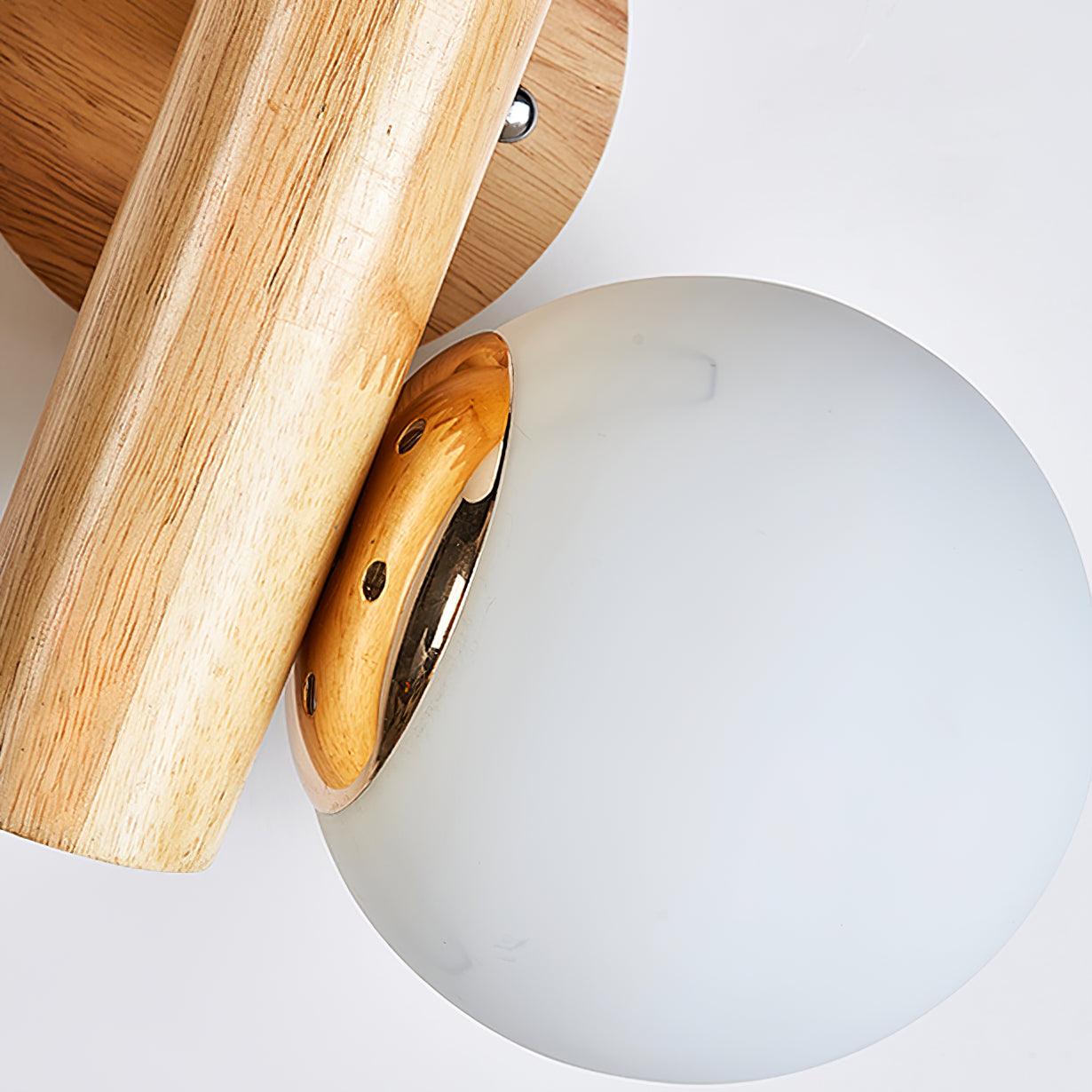 Tupelo Double Sconce Wall Light - Wooden LED Design