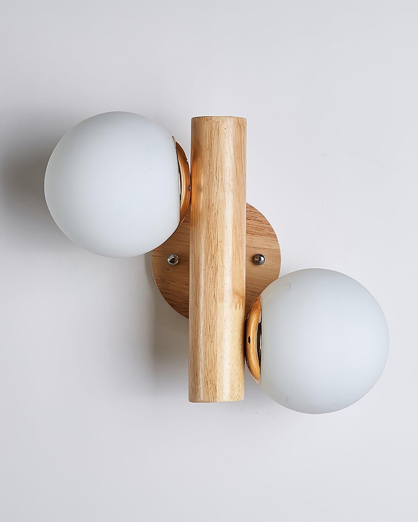 Tupelo Double Sconce Wall Light - Wooden LED Design