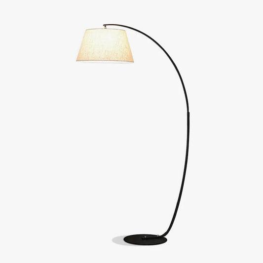 Twiggy Floor Lamp - Stylish Metal Design, LED Compatible, Beige Shade