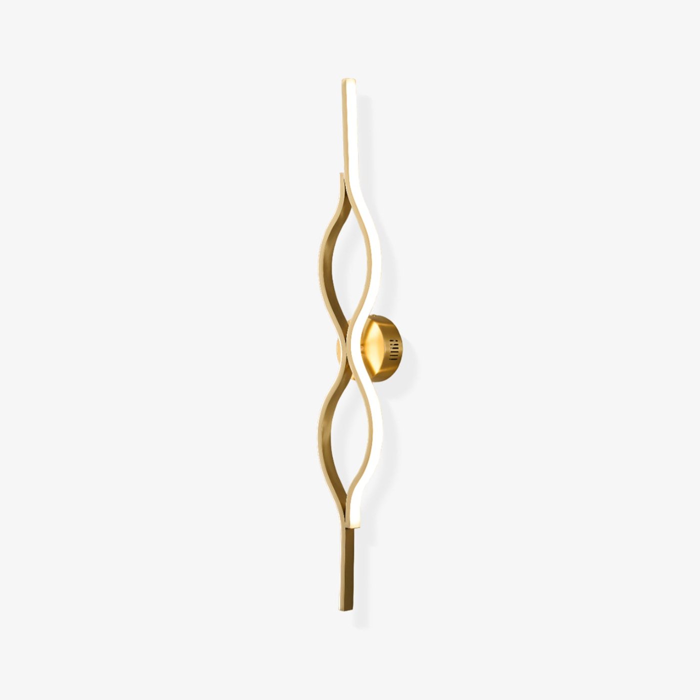 Twist Brass Wall Light - Modern LED Indoor Lighting