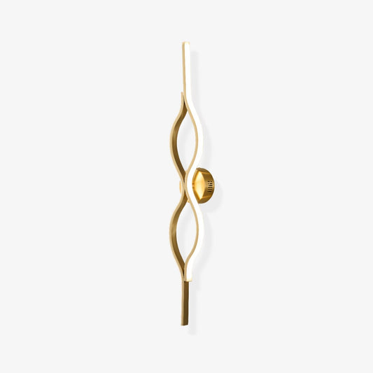 Twist Brass Wall Light - Modern LED Indoor Lighting