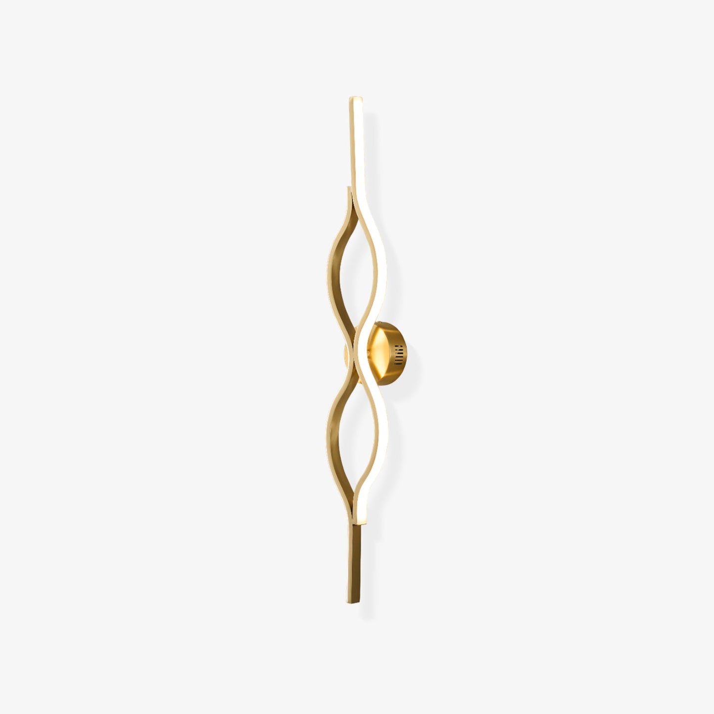 Twist Brass Wall Light - Modern LED Indoor Lighting